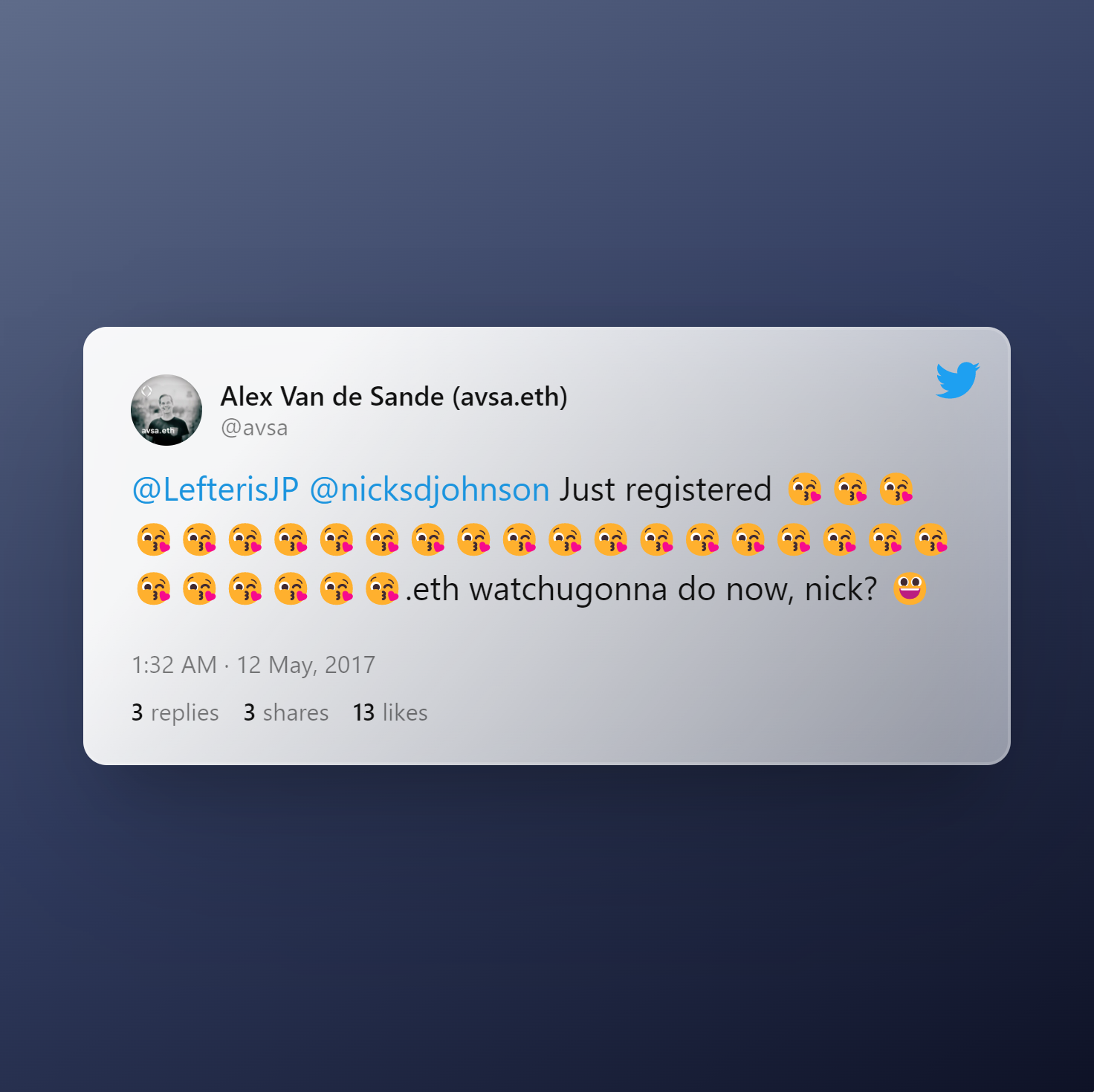 avsa ens emoji domain first