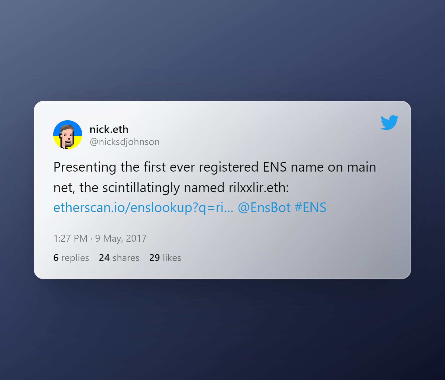 first ens name rilxxlir