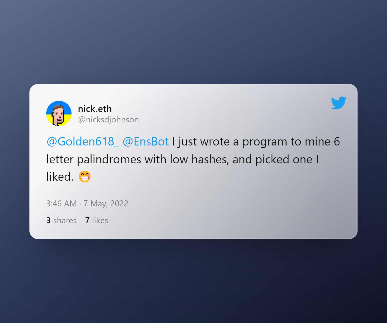 ens palindromes 2017